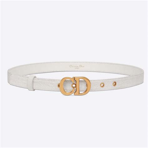 dior white belt